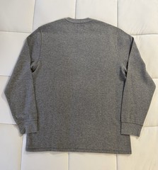 Polo Ralph Lauren Waffle Knit Long Sleeve Sleep Shirt Men’s Size XL Charcoal