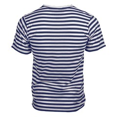 MIL-TEC Striped Sailor Telnyashka T-Shirt Blue/White Russian Navy Style 11016000