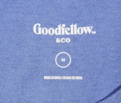 Men’s Short Sleeve T Shirt M Blue Cotton “Pocket” Crew Neck”2 Pack” Relaxed Fit