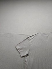 Travis Mathew Men T Shirt L Gray short Sleeve Crew Neck Pullover Stretch Casual