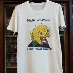 New Daniel Johnston Fear Yourself Love Your Enemies Classic Shirt BS131