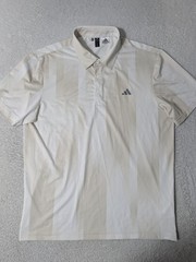 NEW Adidas Ultimate 365 Mesh Radiant Polo Shirt White/Alumin JL5283 Sample