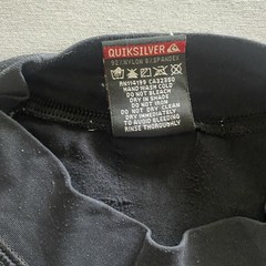 Vintage 2000s Quicksilver Surf Shirt Mens Medium Black Gray Surfing Beach Swim