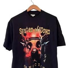 System Of a Down Genocide Band Vintage Tour Shirt Size XL Reprint