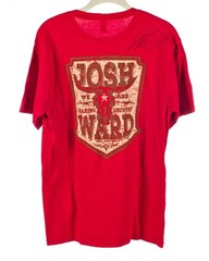 District Made Josh Ward We Are Making Country Short Sleeve Red T-Shirt Size S