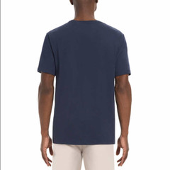 Hurley Mens Graphic Print Logo Short Sleeve T-Shirt – Blue, L