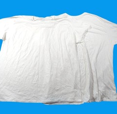 Hanes ComfortSoft Mens White T-Shirts 3XL 2-Pack Pre-Owned 100% Cotton