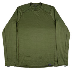 Patagonia Capilene Thermal Weight Shirt Men’s S Green Base Layer Long Sleeve