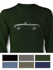 MG MGB MKIII Convertible T-Shirt – Long Sleeves – Side View