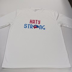 Sport-Tek ST350LS Katy Strong Men XL White Long Sleeve PosiCharge Competitor Tee