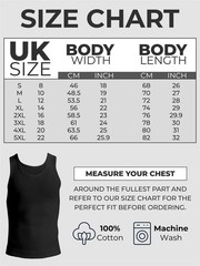 Mens Vests Top 100% Plain Tank Top Cotton Summer Training Gym Classic Vest S-5XL