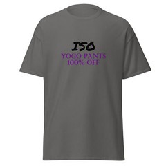 ISO Yoga Pants 100% Off Funny Novelty Graphic T-Shirt Pickup Lines In Search of