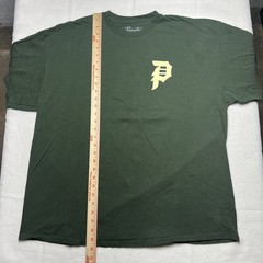 Primitive Skateboarding DIRTY P Green Graphic Print Men’s T-Shirt Sz 2XL Flaw
