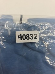 Reebok T-Shirt Men Medium Blue Logo Cotton Polyester Tee.#40832