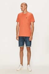 LEE Jeans – Regular Fit Short Sleeve Pocket Tee T-Shirt – Paprika [M]