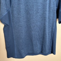 BCG T-Shirt Men’s Large Crew Neck Blue Short Sleeve Solid Athletic Casual