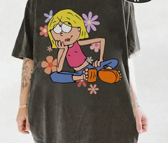 Lizeee shirt Colorful Floral Lizzieeeee Tee, Vacation Shirt