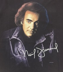 Vintage Neil Diamond US Tour 1996 Souvenir T Shirt Sz XL Tour Champ El Salvador