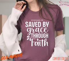 Unisex Saved By Grace Throu T-Shirt, Men T shirt,Women T shirt Gift ReligionTop