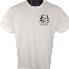 European Dobermans T Shirt Mens Size Large White Mont Blanc Dog Lover