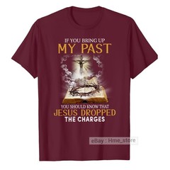 Bring Up My Pass Jesus Dropped The Charges T-Shirt Christian Faith In God Tee