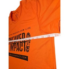 Adidas Men’s Creator Tee Sneaker Impact Graphic T Shirt Orange SZ L