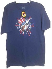 Bucee’s Navy Land of The Free Home of The Beaver T-Shirt Size Medium New W/Tags