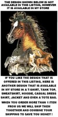 BEAUTIFUL THOROUGHBRED TROTTER STANDARD BRED ? SHOW HORSE T-SHIRT WS325