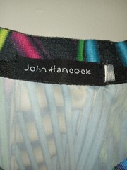 John Hancock Shirt Art Deco T-shirt Hypnotizing Rainbow Measures: 17″ x 29″