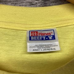 Vintage Lance Armstrong Shirt Mens Large Yellow 99 Le Tour de France USPS Promo