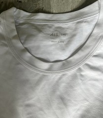 Uniqlo U Airism Mens Size M White Crew Neck T-Shirts (3) Cotton NWOT