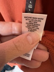 {NWT} Men’s SONOMA Extra Soft Thermal Orange Large