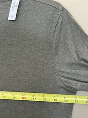 Men’s Athletic Works Long Sleeve Shirts Crew Neck Size-M Stretch Green Tee New