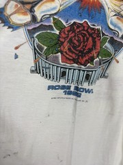 Vintage 80s Journey 1982 Concert Tour T-Shirt Rose Bowl Blue Oyster Cult Raglan