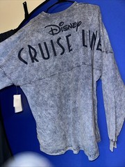 Disney Cruise Lines Spirit Jersey Mineral Wash Blue Size XXL