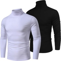 Men’s Thermal Turtleneck Shirts Long Sleeve Pullover Sweater Top Base Layer Warm