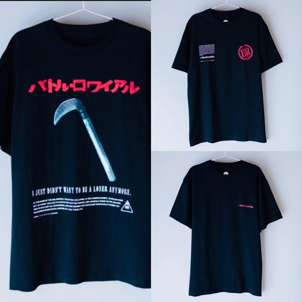 Edition Battle Royale T-shirts 3 pieces XL size Takeshi Kitano