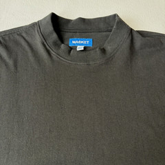 Chinatown Market T-Shirt Black Blank Tee Men’s M Single Stitch Cotton