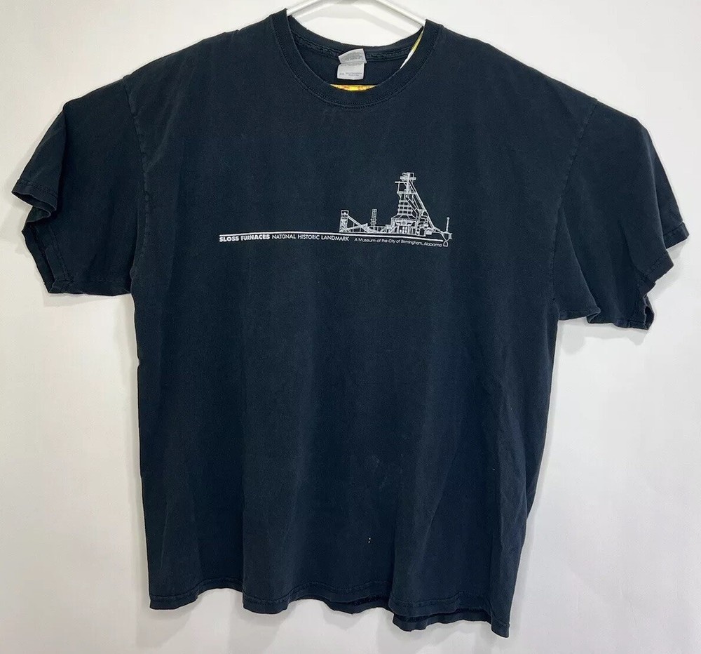 Sloss Furnaces T Shirt Mens 2XL Birmingham AL National Historic Landmark Museum