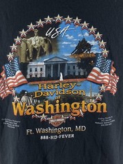 Harley Davidson T Shirt XL Rolling Thunder Let Freedom Ride 2004 Washington DC