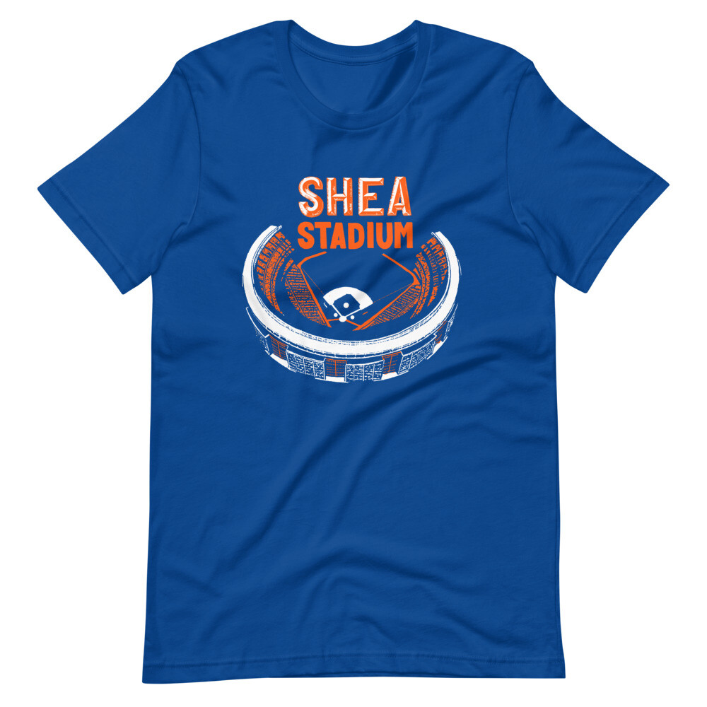 SHEA STADIUM Baseball New York Graphic Tee Short-Sleeve Unisex T-Shirt