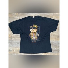 3XL Biggie Smalls Big Papa Shirt Cat King Big PawPaw Novelty Rap Hip Hop Music