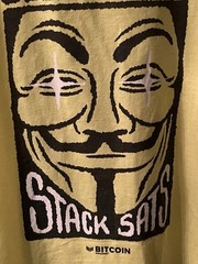 Satoshi Nakamoto Bella Canvas Yellow Tank Top Size S Small Bitcoin Stack Stats