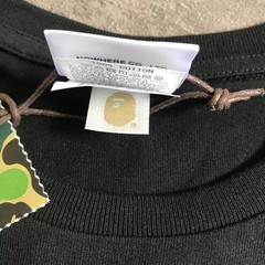 BAPE Baby Milo Leopard Print Black T-Shirt Unsex| BAPE