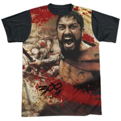 300 Bloody Mess Adult Halloween Costume T Shirt (Black Back), S-3XL