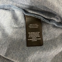 KENNETH COLE Men’s Organic Cotton Blend Crewneck T-Shirt XL BLUE Comfort Stretch