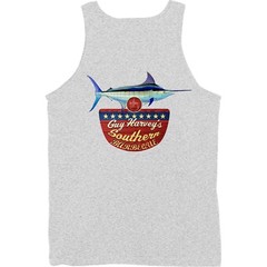 Guy Harvey Southern Fishing Boat Beach Tank Top. Pick Size..ATHR..Gray Heather