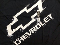 New GM Chevrolet Chevy 3XL 54/56 Logo Mud Slinger Slant Black Graphic TShirt (D5
