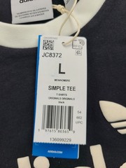adidas Originals Men’s Simple Tee-Black JC8372 SIZE Large NEW WITH TAGS