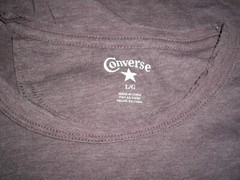 #E Converse Shoes Soft Tee Mens L Purple 2210